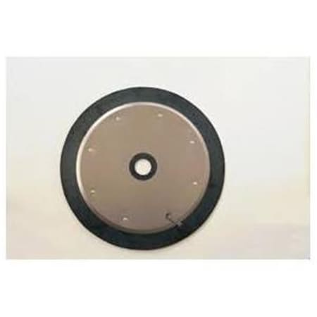 Zeeline 1.4375 Center Diameter Rubber Edged Follower Plate for Drum 120 lbs 1523